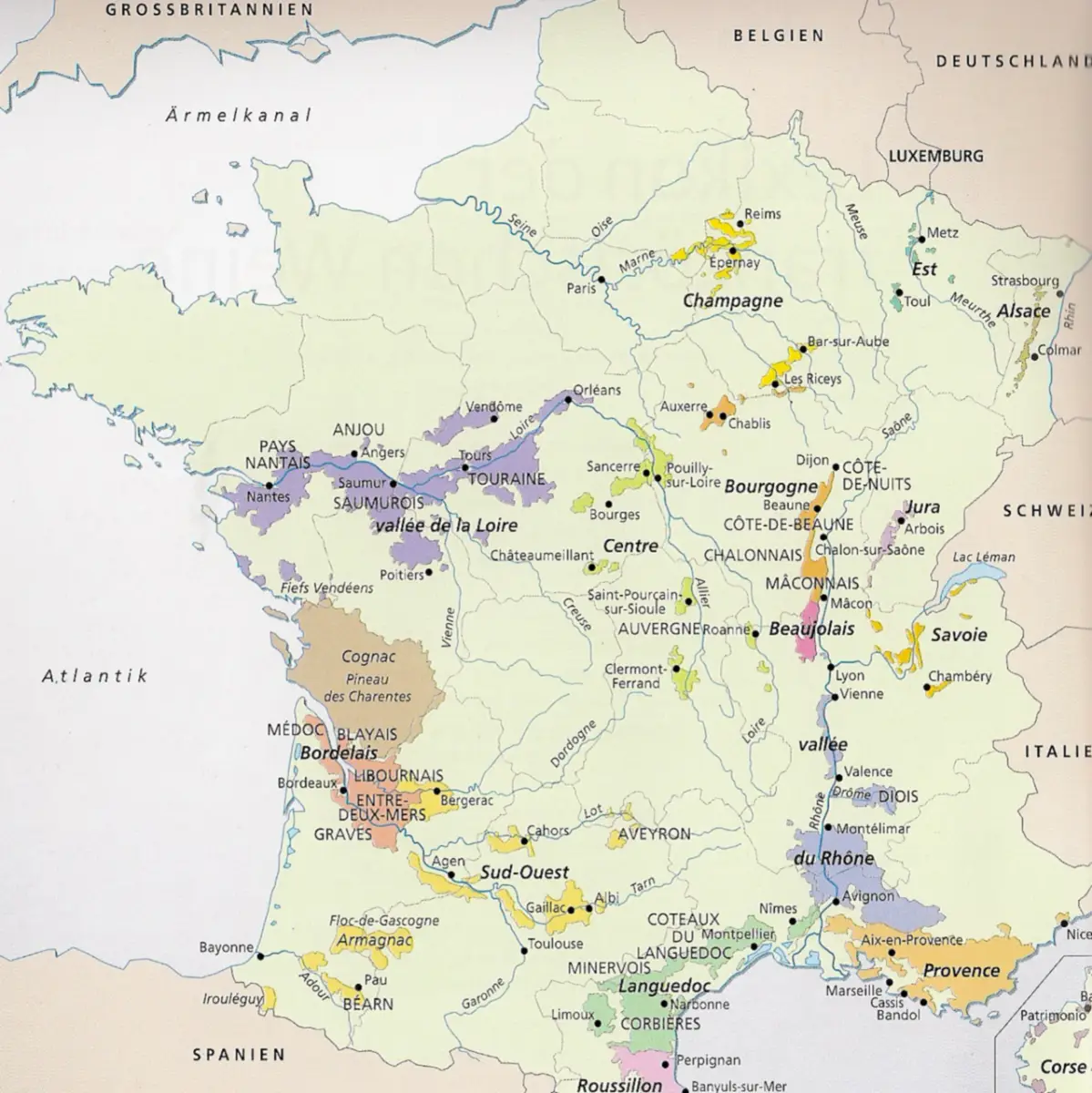 Weine Frankreichs